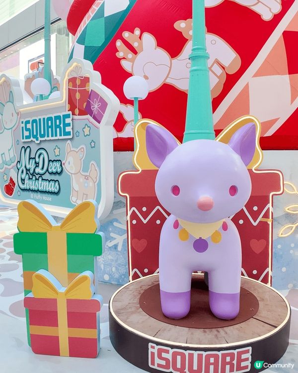 尖沙咀iSQUARE國際廣場變身成最萌的聖誕國度，由即日起至...