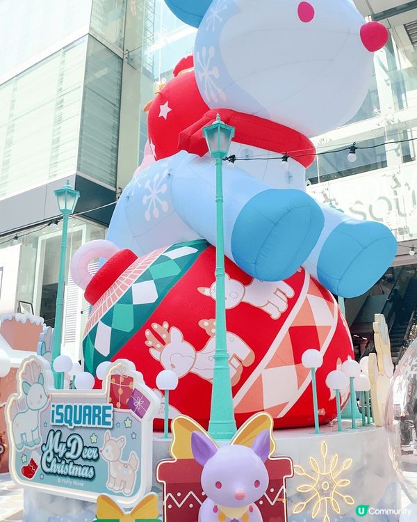 尖沙咀iSQUARE國際廣場變身成最萌的聖誕國度，由即日起至...