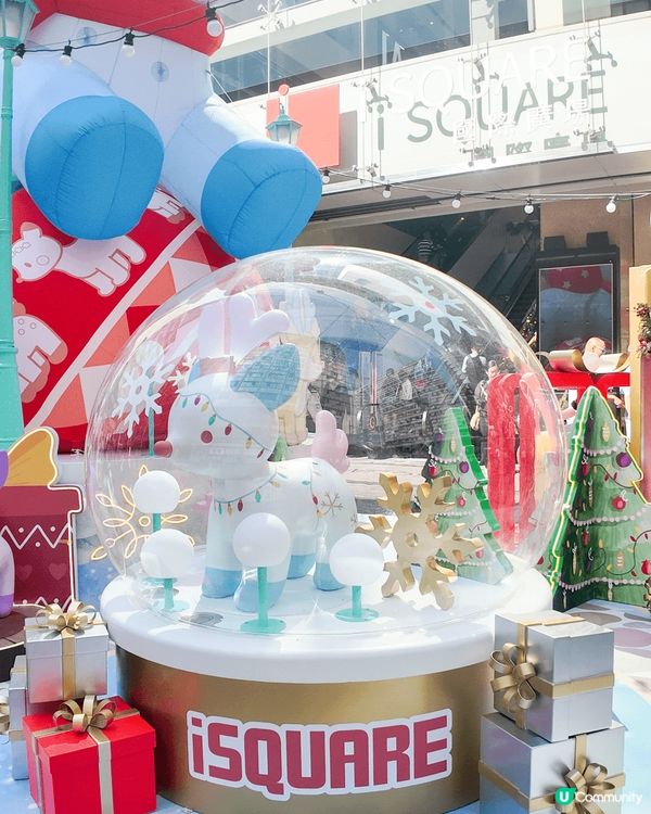 尖沙咀iSQUARE國際廣場變身成最萌的聖誕國度，由即日起至...