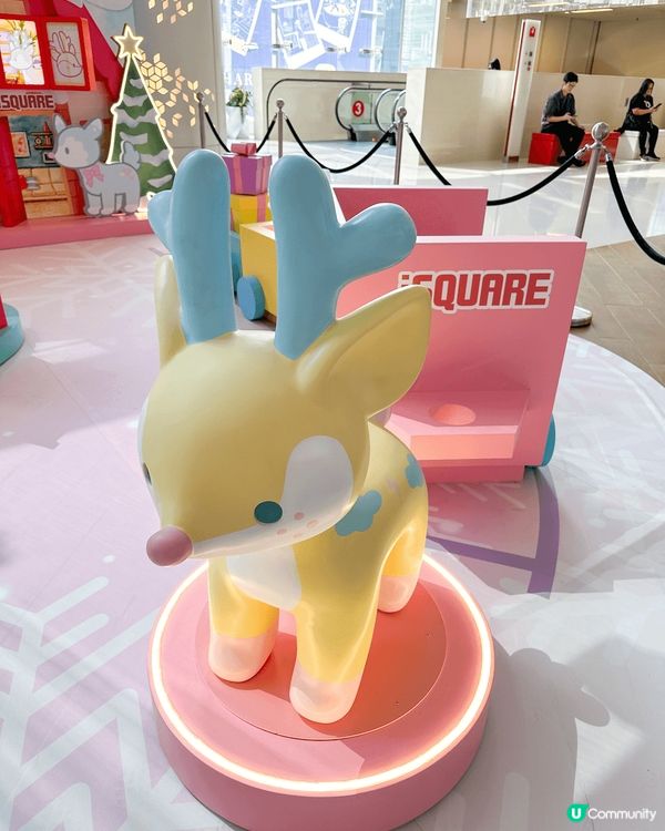 尖沙咀iSQUARE國際廣場變身成最萌的聖誕國度，由即日起至...