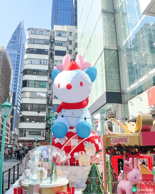 尖沙咀iSQUARE國際廣場變身成最萌的聖誕國度，由即日起至...