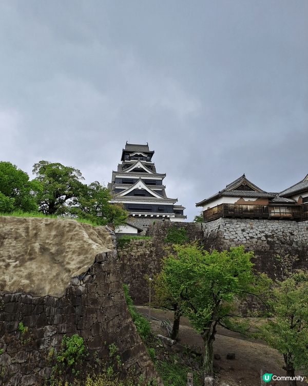 日本九州之旅之熊本～熊本城天守閣，一個可以俯瞰整個熊本的地方...