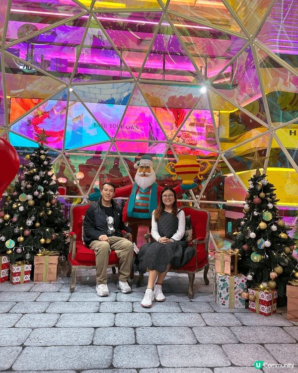 因為係我登記入馬場聖誕活動 。令我大開眼界結束後還可以夾公仔...