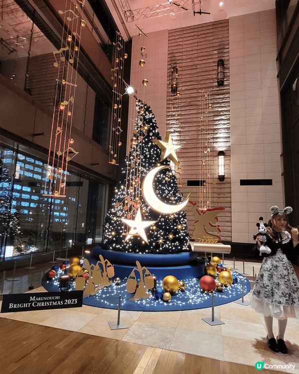 圖片為2023年聖誕在東京舉辦的紀念Disney100 週年...