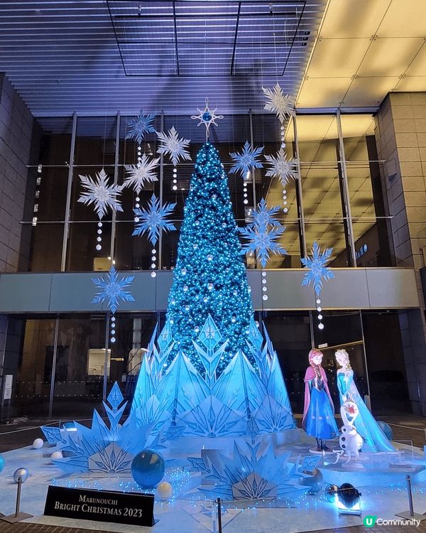 圖片為2023年聖誕在東京舉辦的紀念Disney100 週年...