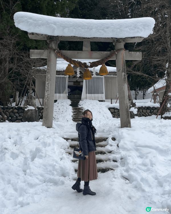 要過白色聖誕就梗係去日本白川鄉啦！