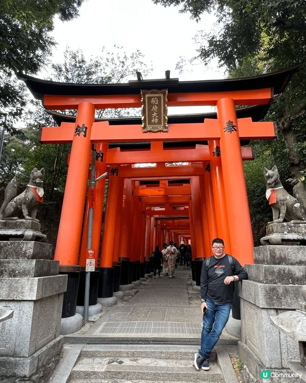 京都伏見稻荷大社有好鳥居鳥居鳥居鳥居鳥居鳥居鳥居鳥居鳥居⛩️...