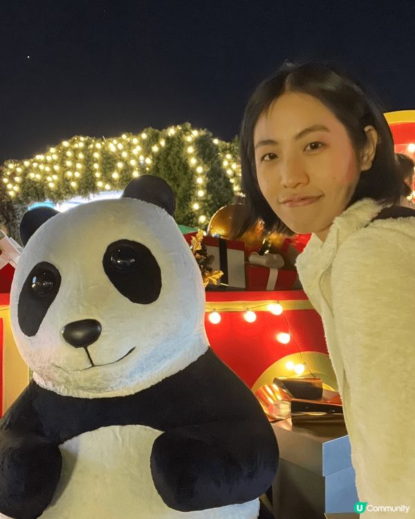 放工去左西九藝術公園影聖誕相