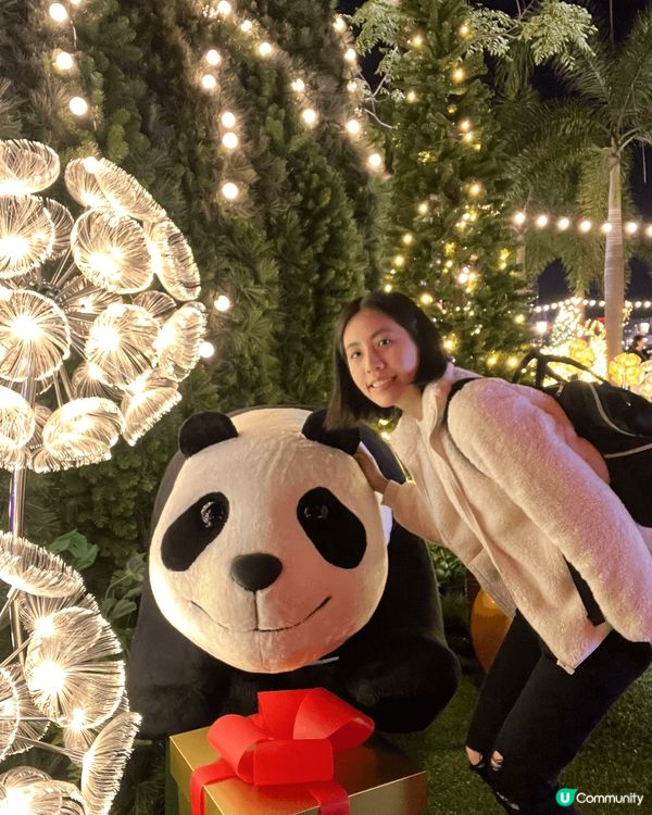 放工去左西九藝術公園影聖誕相