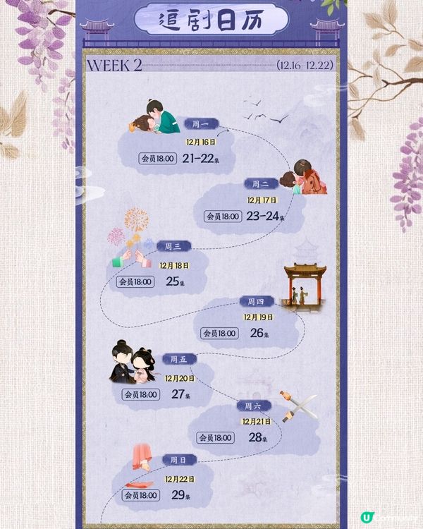 九重紫更新時間+最新追劇日曆！劇情6大看點🌸改編吱吱人氣小說+演員角色介紹