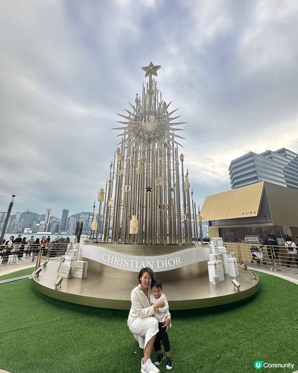 香港打卡點推薦！尖沙咀 Dior聖誕裝置位於K11 MUSE...