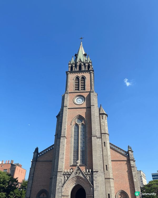 韓國打卡明洞教堂同景福宮 影出黎好宏偉  非常多遊客慕名去打...