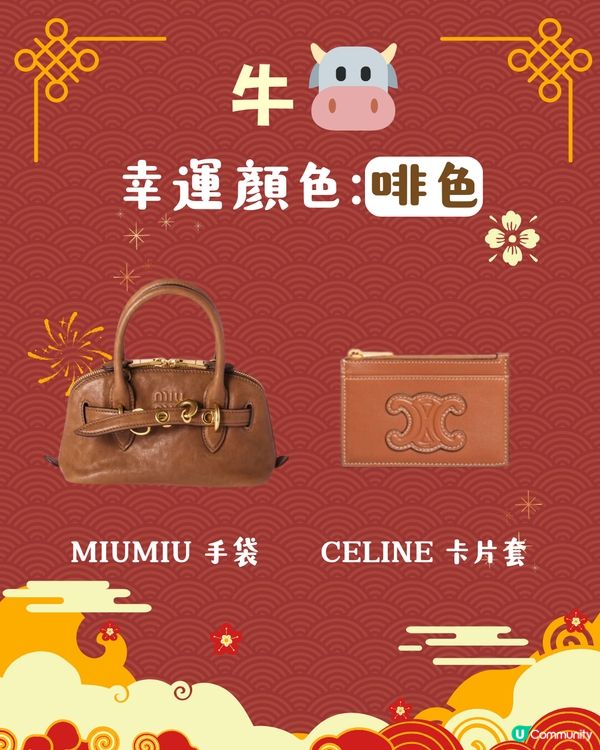 2025蛇年開運錦囊！十二生肖幸運顏色 附同色手袋/銀包參考👜