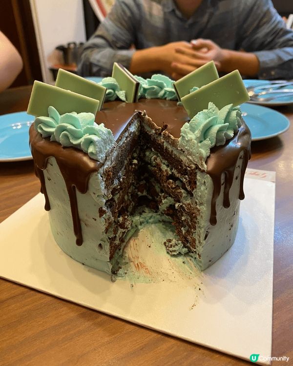 今年生日揀咗最鍾意食嘅薄荷朱古力味蛋糕,試咗Twinkle同...