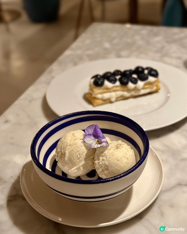 Slice of Millefeuille🥞 with Ic...