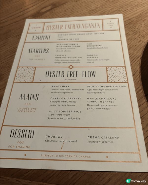 呢間位於灣仔嘅The Optimist西餐廳，有生蠔任食，有...