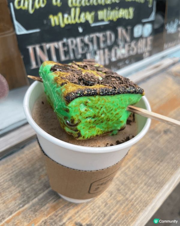 在愛丁堡，有一家很受歡迎的熱朱古力店Marshmallow ...