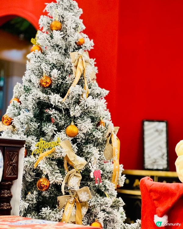 聖誕氣氛滿滿茶飲店｜陶鳶茗敍｜抹茶波波牛乳｜聖誕杯套