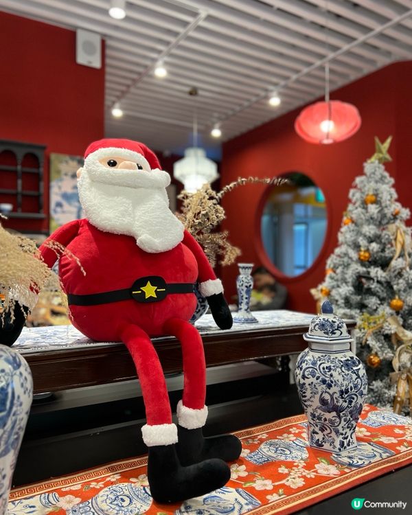 聖誕氣氛滿滿茶飲店｜陶鳶茗敍｜抹茶波波牛乳｜聖誕杯套