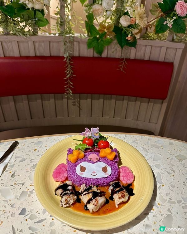 Kuromi 粉絲必去餐廳之一🎊可愛造型梳乎厘💜🥞