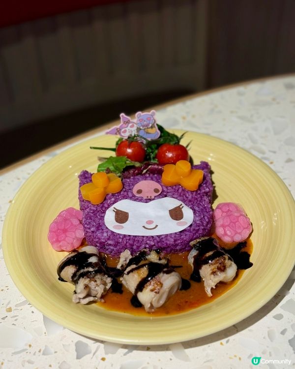 Kuromi 粉絲必去餐廳之一🎊可愛造型梳乎厘💜🥞