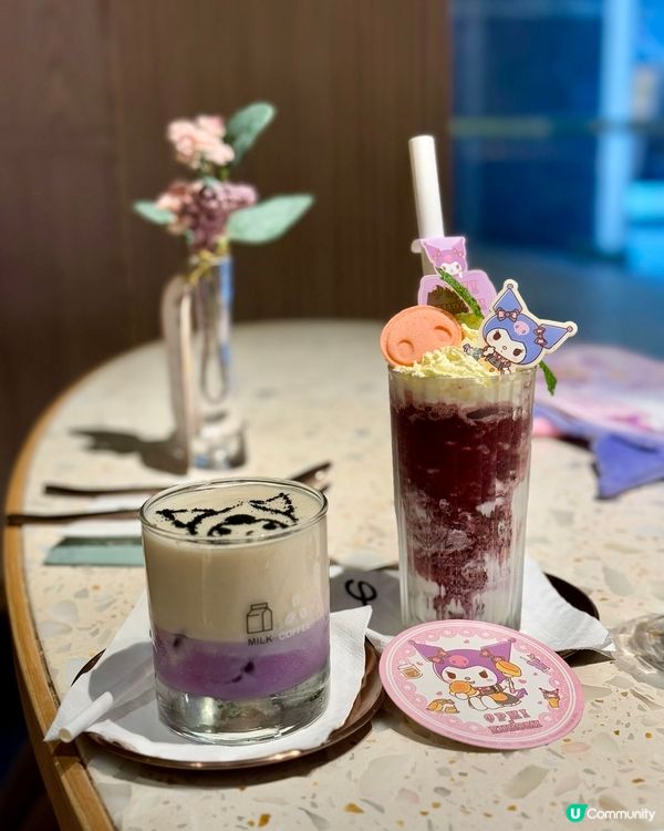 Kuromi 粉絲必去餐廳之一🎊可愛造型梳乎厘💜🥞