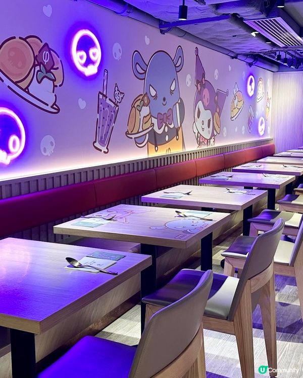 Kuromi 粉絲必去餐廳之一🎊可愛造型梳乎厘💜🥞