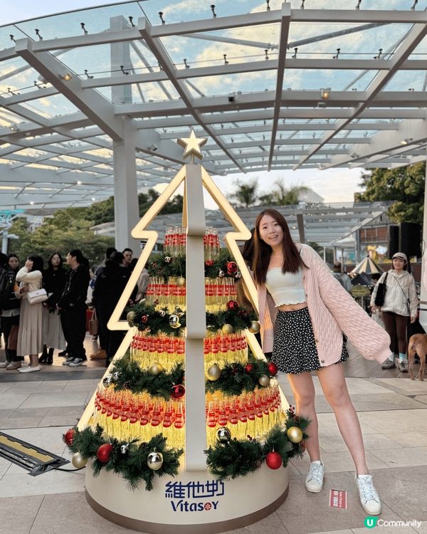 琴日去咗赤柱聖誕市集玩，呢度有好多維他奶嘅打卡位、遊戲、工作...