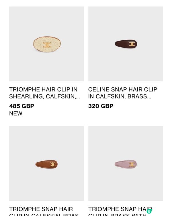 CELINE 髮夾又好用，又可以用得耐