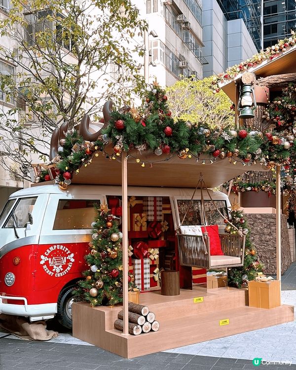 4/12-8/12太古坊糖廠街有聖誕市集🎄呢度有好多打卡位，...