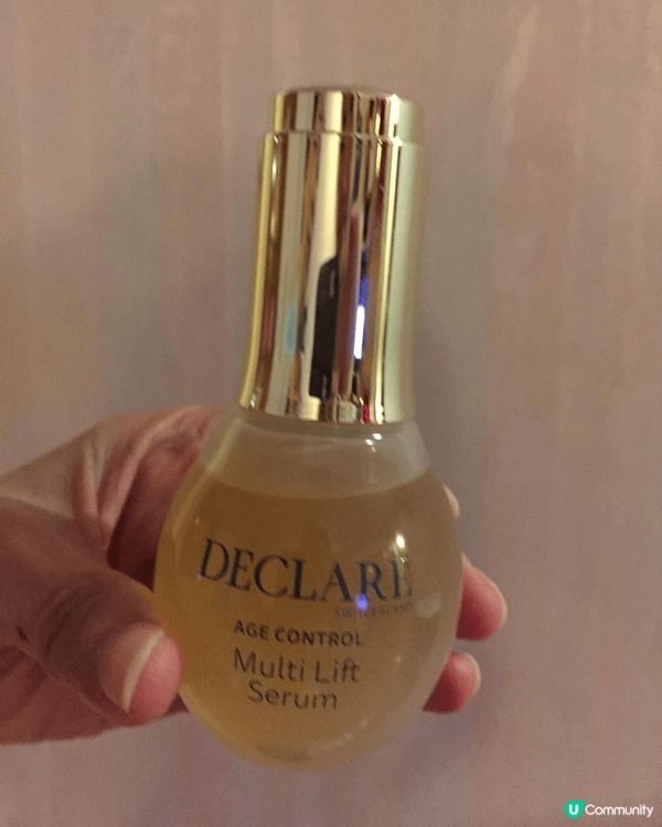 DECLARÉ多元緊緻煥膚精華包裝名貴，蘊含海洋膠原蛋白，高...