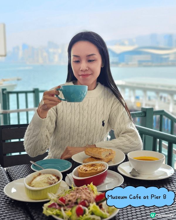 今日中環做野，經過見到Museum Cafe at Pier...