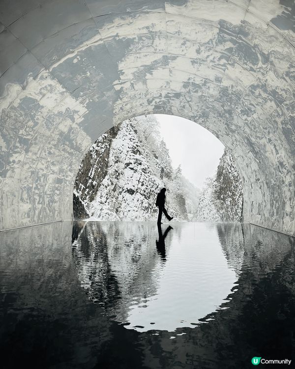 冬天嚟清津峽真係超靚！清津峽落雪嘅景色超迷人⛄️❄️🌲！一整...