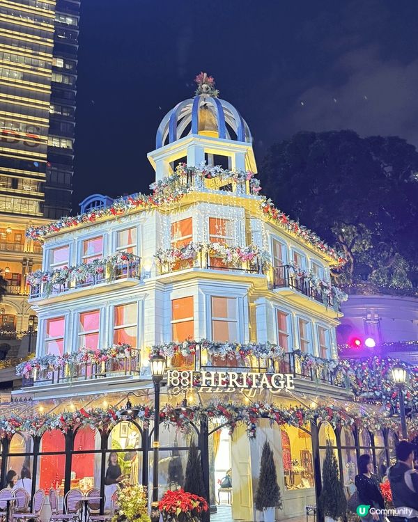 今年好多地方嘅商場酒店都各出奇謀咁佈置聖誕節，第一張係喺將軍...