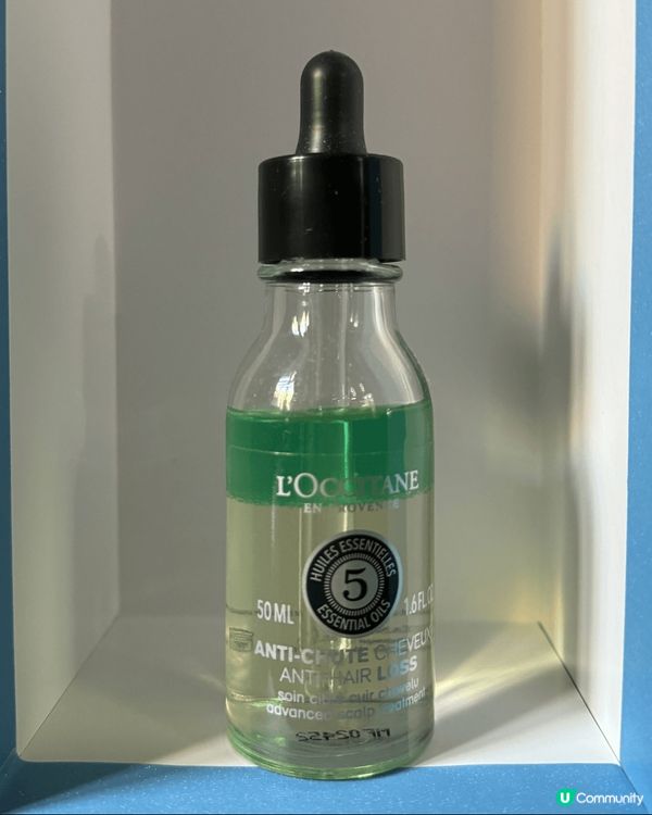 純草本精華液治療及防掉髮頭皮護。