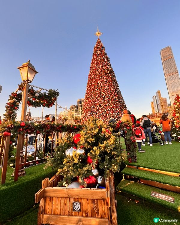 ✨✨西九龍文化藝術公園✨✨西九龍文化公園濃濃的聖誕氣氛，隨手...