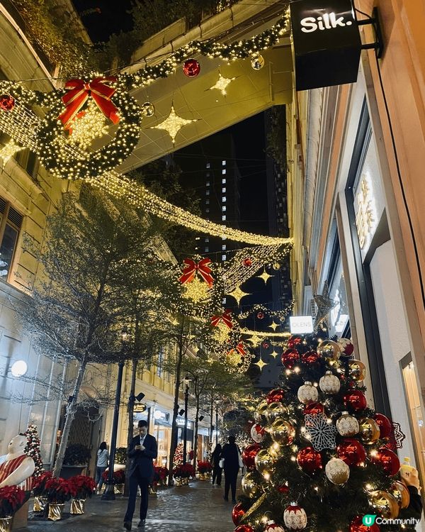 灣仔利東街聖誕燈飾dazzling Christmas 和上...