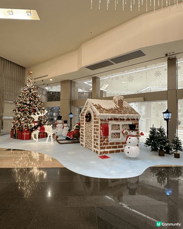 如心酒店2024聖誕裝飾🎄🦌🎁☃️ 除咗聖誕樹，仲有聖誕鹿車...