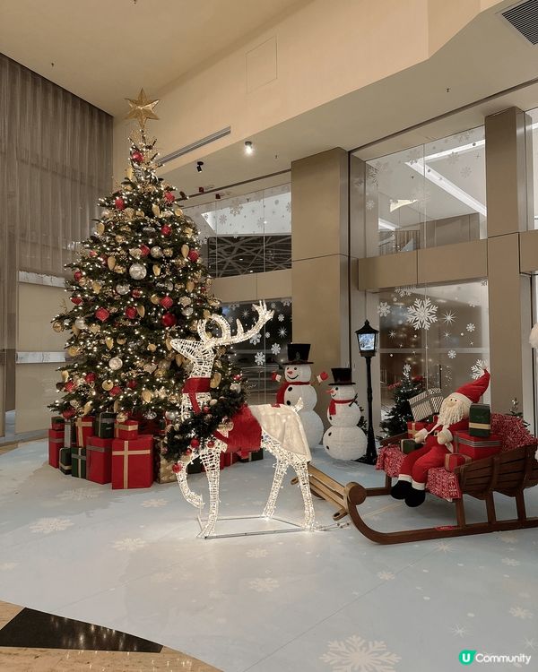 如心酒店2024聖誕裝飾🎄🦌🎁☃️ 除咗聖誕樹，仲有聖誕鹿車...