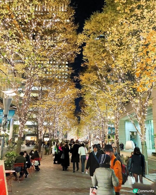 東京駅丸之內🎄 聖誕燈飾閃閃✨