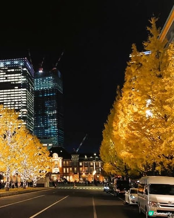 東京駅丸之內🎄 聖誕燈飾閃閃✨
