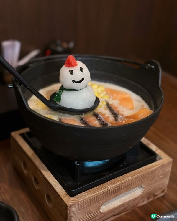 鵜舞全新冬日鍋物同蟹料理❤️北海道濃厚雪人牛乳鍋超可愛☃️