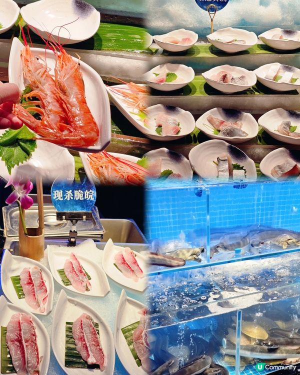 📍深圳必吃! 🦞海鮮自助新天花板~山海蒸汽活海鮮榴槤自助