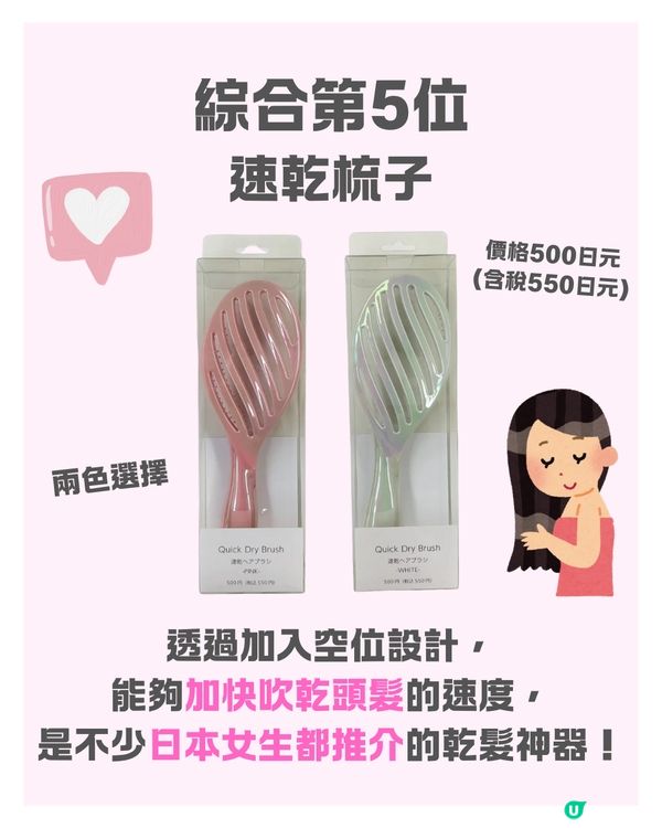 DAISO年度暢銷商品名單👑一個超貼心設計被稱｢乾髮神器｣⁉️日本女生都推介🇯🇵 