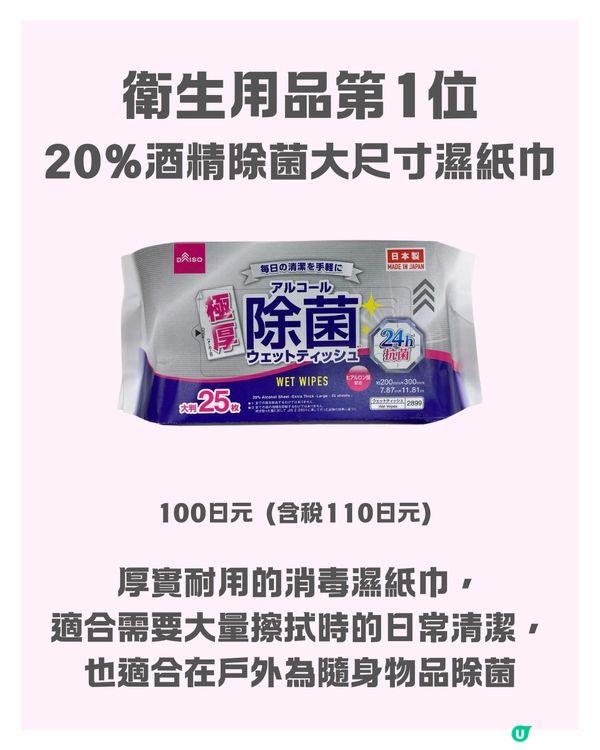 DAISO年度暢銷商品名單👑一個超貼心設計被稱｢乾髮神器｣⁉️日本女生都推介🇯🇵 