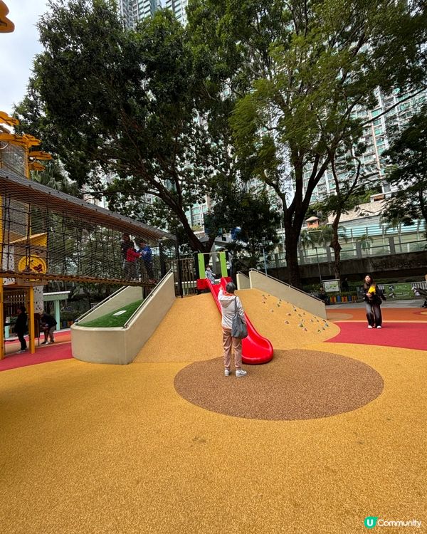 沙田車公廟路遊樂場｜共融遊樂設施︰適合2-12歲兒童