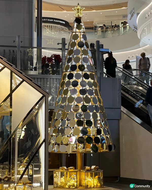 銅鑼灣Hysan Place金光閃閃聖誕小屋✨📸