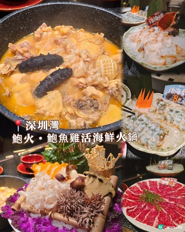 深圳必食🔥鮑魚雞活海鮮鍋🍲