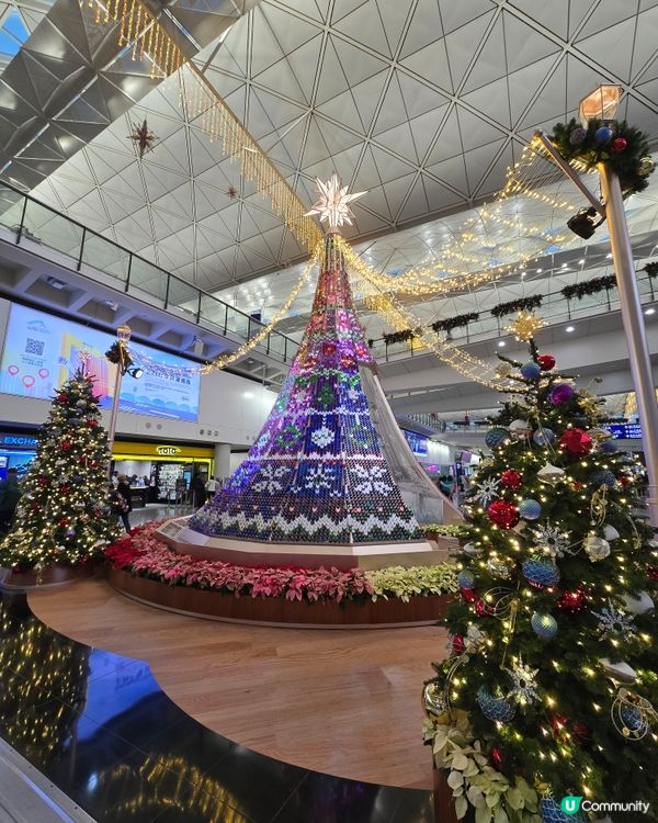 香港機場聖誕打卡📸 音樂會 🎵🎄✨