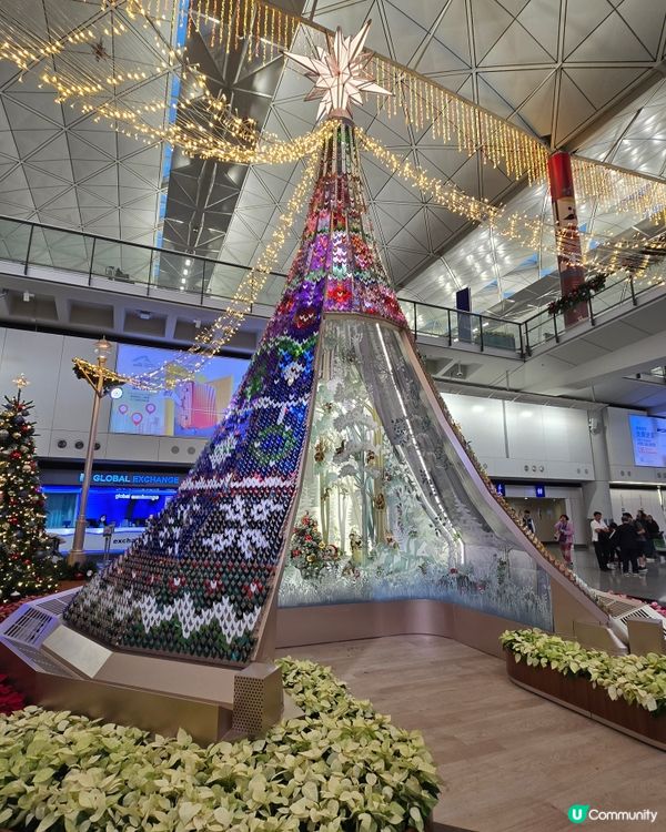 香港機場聖誕打卡📸 音樂會 🎵🎄✨